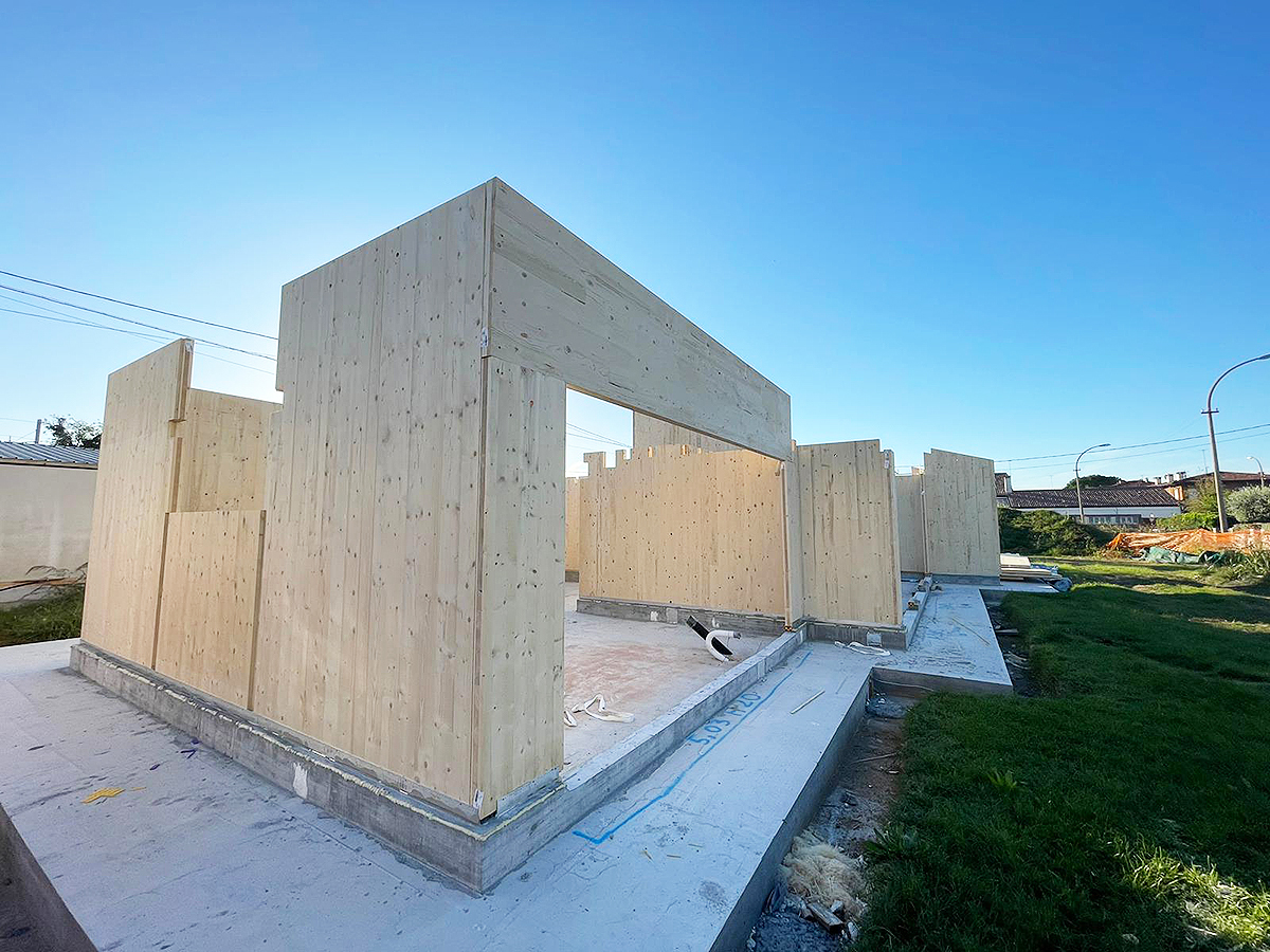 Bassano del Grappa Rendering - Living Wood House