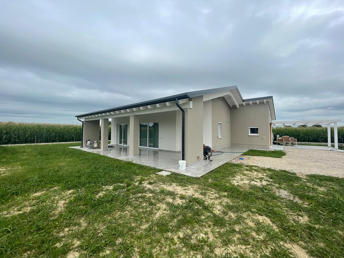 Santa Giustina Rendering - Living Wood House